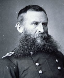 Generał George Crook (1828-90) (zdjęcie czarno-białe) autorstwa American Photographer