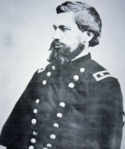 Generał Oliver Otis Howard (1830-1909) (zdjęcie czarno-białe) autorstwa American Photographer
