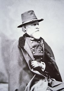 Generał Philip St George Cooke (1809-95) (zdjęcie czarno-białe) autorstwa American Photographer