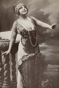 Geraldine Farrar jako "Tosca" (zdjęcie czarno-białe) autorstwa American Photographer