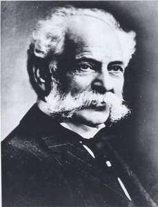 Henry J. Heinz, założyciel firmy przetwórstwa spożywczego, ok. 1900 (zdjęcie czarno-białe) autorstwa American Photographer