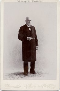 Henry Laurens Dawes (1816-1903), senator USA, zdjęcie wykonane przez Nowell, Pittsfield, Massachusetts (zdjęcie albumowe) autorstwa American Photographer