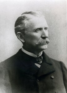 James B. Hume, szef detektywów Wells Fargo (zdjęcie czarno-białe) autorstwa American Photographer