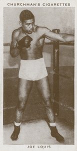 Joe Louis (1914-1981), amerykański mistrz świata bokser wagi ciężkiej autorstwa American Photographer