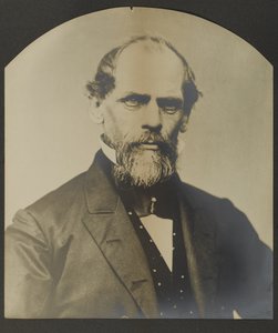 John Augustus Roebling, ok. 1866-7 (odbitka żelatynowo-srebrowa) autorstwa American Photographer