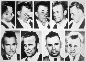 John Dillinger (zdjęcie czarno-białe) autorstwa American Photographer