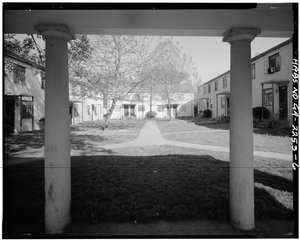 John Hope Homes (mieszkanie publiczne), w granicach Larkin, Dora, Spelman Streets & Lane, Atlanta, Fulton County, GA (zdjęcie czarno-białe) autorstwa American Photographer