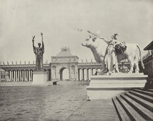 Patrząc na jezioro ze Statuy Obfitości autorstwa American Photographer