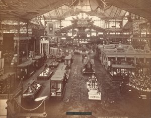 Gmach Główny, Międzynarodowa Wystawa Stulecia 1876, Filadelfia (odbitka srebrna) autorstwa American Photographer