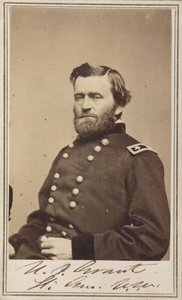 gen. dyw. Ulysses S. Grant, oficer Armii Federalnej autorstwa American Photographer