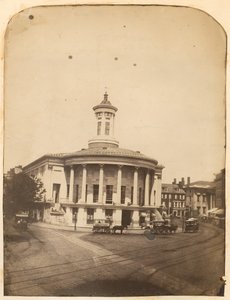 Budynek Giełdy Kupieckiej, 3rd Street w Walnut, c.1859 autorstwa American Photographer