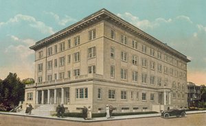 Miami, Floryda, ok. 1925 r: Budynek YMCA (zdjęcie kolorowe) autorstwa American Photographer
