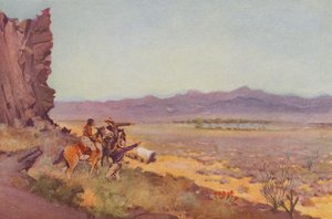Mirage na pustyni, Arizona (zdjęcie kolorowe) autorstwa American Photographer