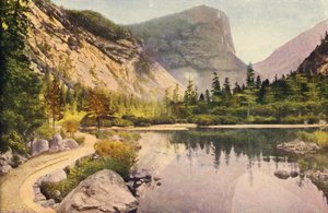 Mirror Lake, Park Narodowy Yosemite (zdjęcie kolorowe) autorstwa American Photographer