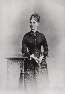 Pani Theodore Roosevelt, c.1882 (zdjęcie czarno-białe) autorstwa American Photographer