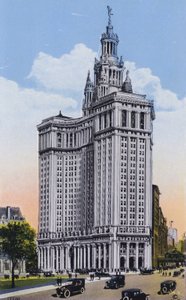 Nowy Jork: Budynek komunalny (zdjęcie kolorowe) autorstwa American Photographer