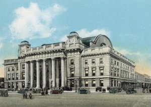 Dworzec Pasażerski Północno-Zachodni (kolorowe zdjęcie) autorstwa American Photographer