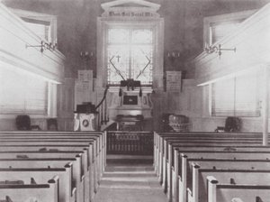 Filadelfia: Wnętrze kościoła Starych Szwedów autorstwa American Photographer