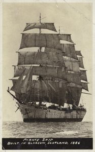 Statek piracki, zbudowany w Glasgow, Szkocja, 1886 autorstwa American Photographer
