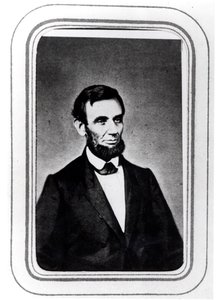 Portret Abrahama Lincolna autorstwa American Photographer