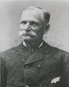Portret Charlesa Earla Bollesa, pseudonim „Czarny Bart” (1829-c.1917) (zdjęcie czarno-białe) autorstwa American Photographer