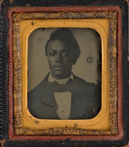 Portret mężczyzny, ok. 1860 (zdjęcie) autorstwa American Photographer
