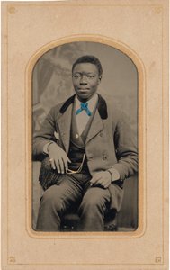 Portret mężczyzny, ok. 1880 (zdjęcie) autorstwa American Photographer