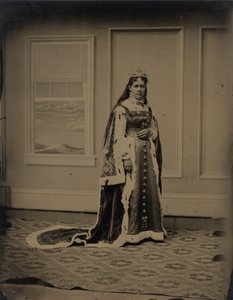 Portret kobiety, lata osiemdziesiąte XIX wieku (zdjęcie) autorstwa American Photographer