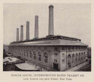 Power House, Interborough Rapid Transit Co autorstwa American Photographer
