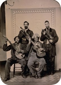 Kwartet, 1865 autorstwa American Photographer