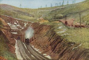 Tunel Raton, najwyższy punkt na Santa Fe (kolorowe zdjęcie) autorstwa American Photographer