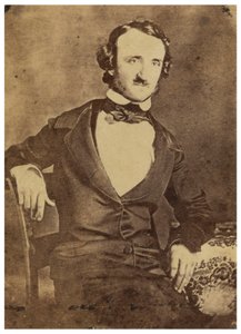 Siedzący portret Edgara Allana Poe. 1876 (Dagerotyp) autorstwa American Photographer