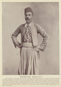 Salomon Levi, egipski Żyd autorstwa American Photographer