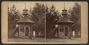 Summer House, Oneida Community, stan Nowy Jork, 1873 autorstwa American Photographer