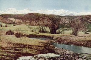 Snowy Range, niedaleko Trynidadu, Kolorado (kolorowe zdjęcie) autorstwa American Photographer
