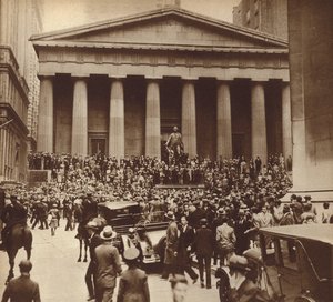 Krach na Wall Street autorstwa American Photographer