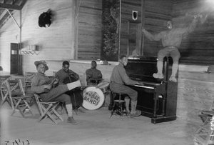US Army Jazz Band, 1914-18 autorstwa American Photographer