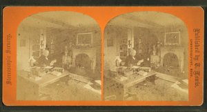 Widok Amosa Alcotta w jego gabinecie autorstwa American Photographer