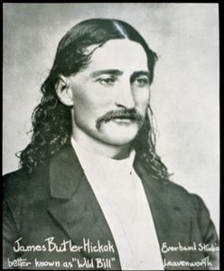 „Dziki Bill” Hickok (zdjęcie czarno-białe) autorstwa American Photographer