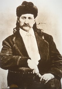 „Dziki Bill” Hickok (zdjęcie czarno-białe) autorstwa American Photographer