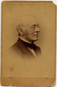 William Lloyd Garrison (1805-79), amerykański abolicjonista, fot. George K Warren, Boston (zdjęcie albumu) autorstwa American Photographer