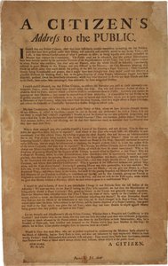 Orędzie obywatelskie do społeczeństwa w sprawie wsparcia wojsk królewskich, 18 grudnia 1769 r. autorstwa American School