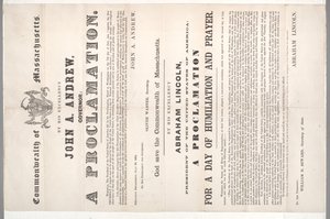 Proklamacja dnia upokorzenia i modlitwy, 28 lipca 1864 r. autorstwa American School