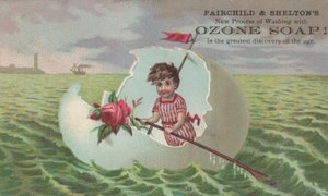 Reklama mydła ozonowego Fairchild & Sheltons, ok. 1880 r. autorstwa American School