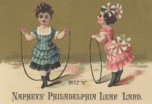 Reklama dla Napheys Philadelphia Leaf Lard, ok.1880