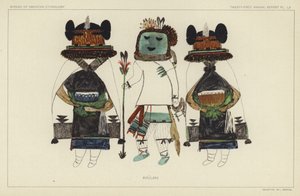 Ahulani (kolorowa litografia) autorstwa American School