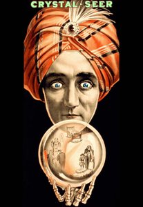 Amerykański plakat do spektaklu Crystal Seer (z kryształową kulą) sd. początek XX wieku (plakat) autorstwa American School