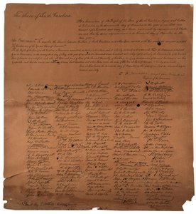 Zarządzenie o rozwiązaniu unii między stanem Karolina Południowa, 20 grudnia 1860, wydrukowane 1861 autorstwa American School