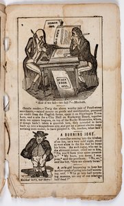 A jeśli nam się nie uda – poniesiemy porażkę! Makbet, strona 7 z komiksu Eltona All-my-back, 1838 autorstwa American School