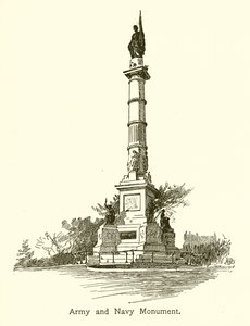 Pomnik Armii i Marynarki Wojennej, Boston Common autorstwa American School